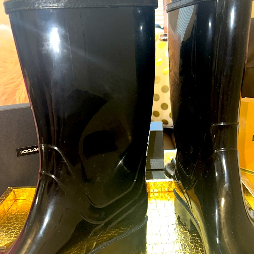Used Burberry nova check size 9/39 rain boots⭐️ - Picture 4 of 15